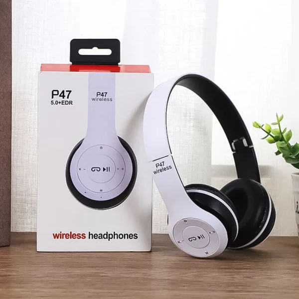 هدفون بی سیم P47 سفید