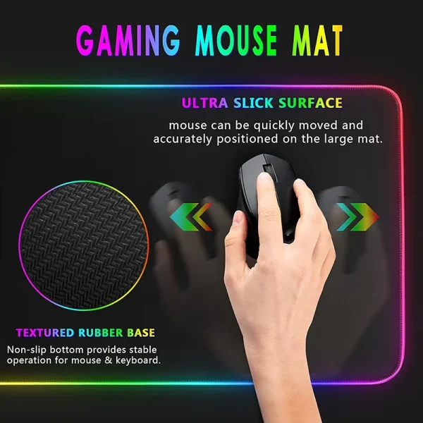 ماوس پد گیمینگ مدل RGB-1