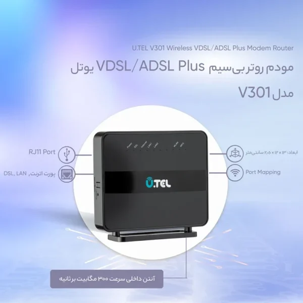 مودم VDSL2 بی‌سیم یوتل