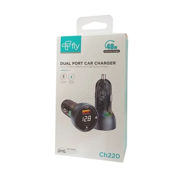 شارژر فندکی فلای مدل CH220
