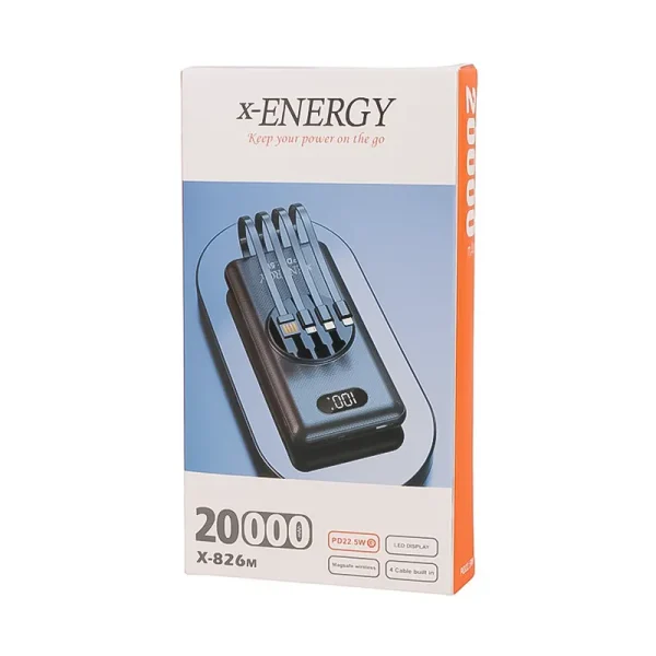پاوربانک وایرلس ایکس انرژی X-826M
